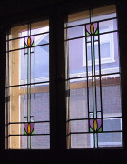 Edwardian-style windows in a bungalow