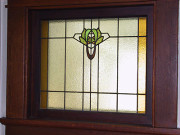 Art Nouveau/Edwardian window in an Arts & Crafts house