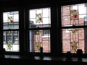 Art Nouveau stained glass windows