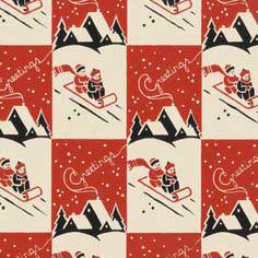 1920s or 1920s wrapping paper.