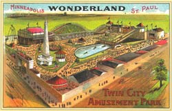 Postcard of Wonderland Park.