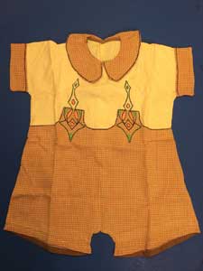 child's garment.