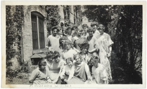 vintage photo of students.