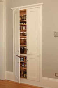 Built-in cupboard.