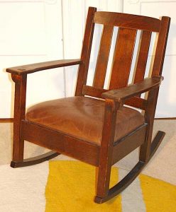 A Limbert rocking chair.