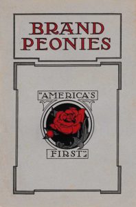 1917 Brand Peony catalog cover.