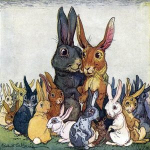 Bunny Family illustration.