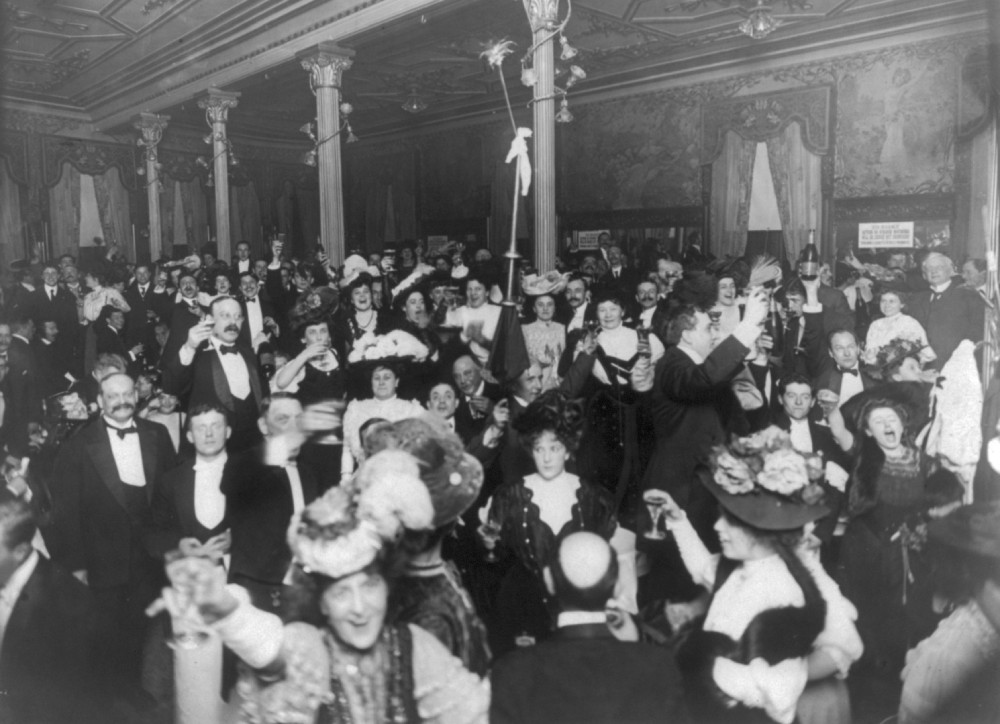 People in a restaurant.