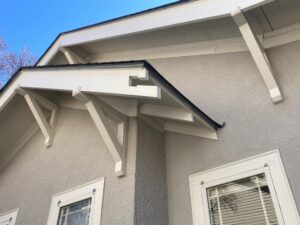 Bargeboard on David Curle's house.