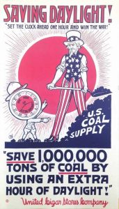 poster of Uncle Sam shoveling coal