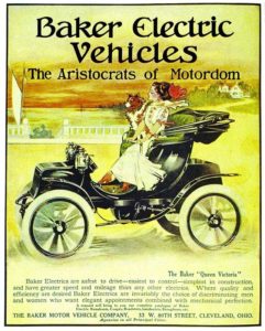 Electric car ad.