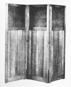 Folding screen from Stickley catalog.