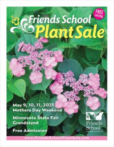 Cover of the 2025 Friends School Plant Sale catalog.