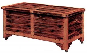 Image of vintage hope chest.