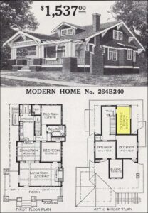 Sears house plan with sleeping porch.