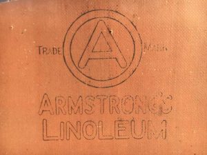 close-up of Armstrong stamp