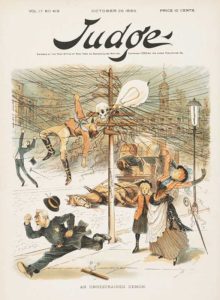 Judge magazine cover, from October 1889