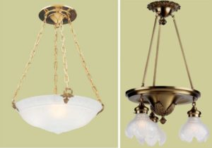 Neoclassical ceiling lamps