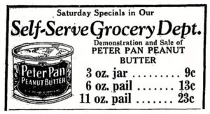 Peter Pan peanut butter ad