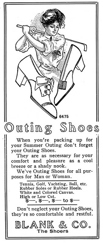 Shoe ad.