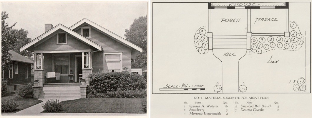 House and landscape plan.