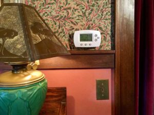 photo of plastic thermostat
