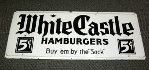 photo of White Castle sign.