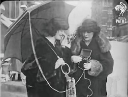 Women calling on a wireless phone.