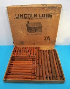 early Lincoln Logs.