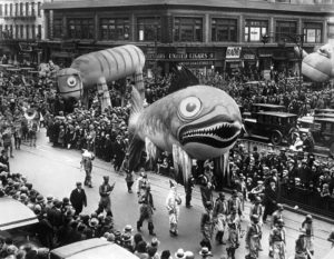 Fish and tiger balloons