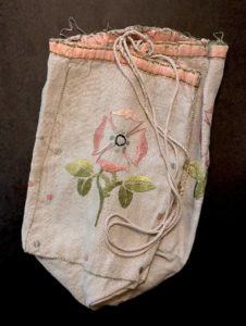 embroidered fabric purse