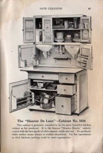 Illustration of a Hoosier cabinet