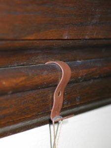 closeup of picture hook