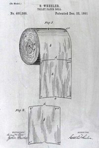 toilet paper patent drawing